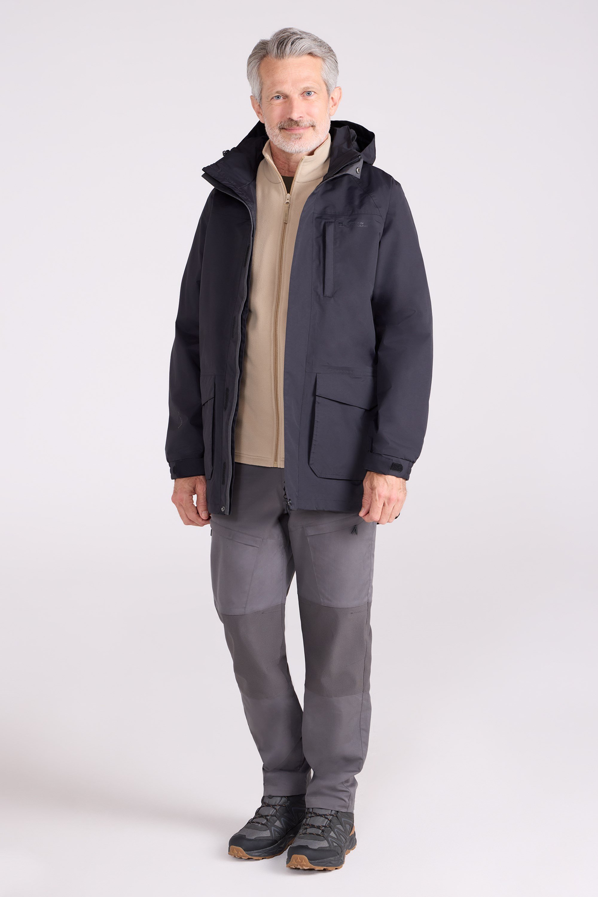 Glacier II Extreme Mens Waterproof Long Jacket