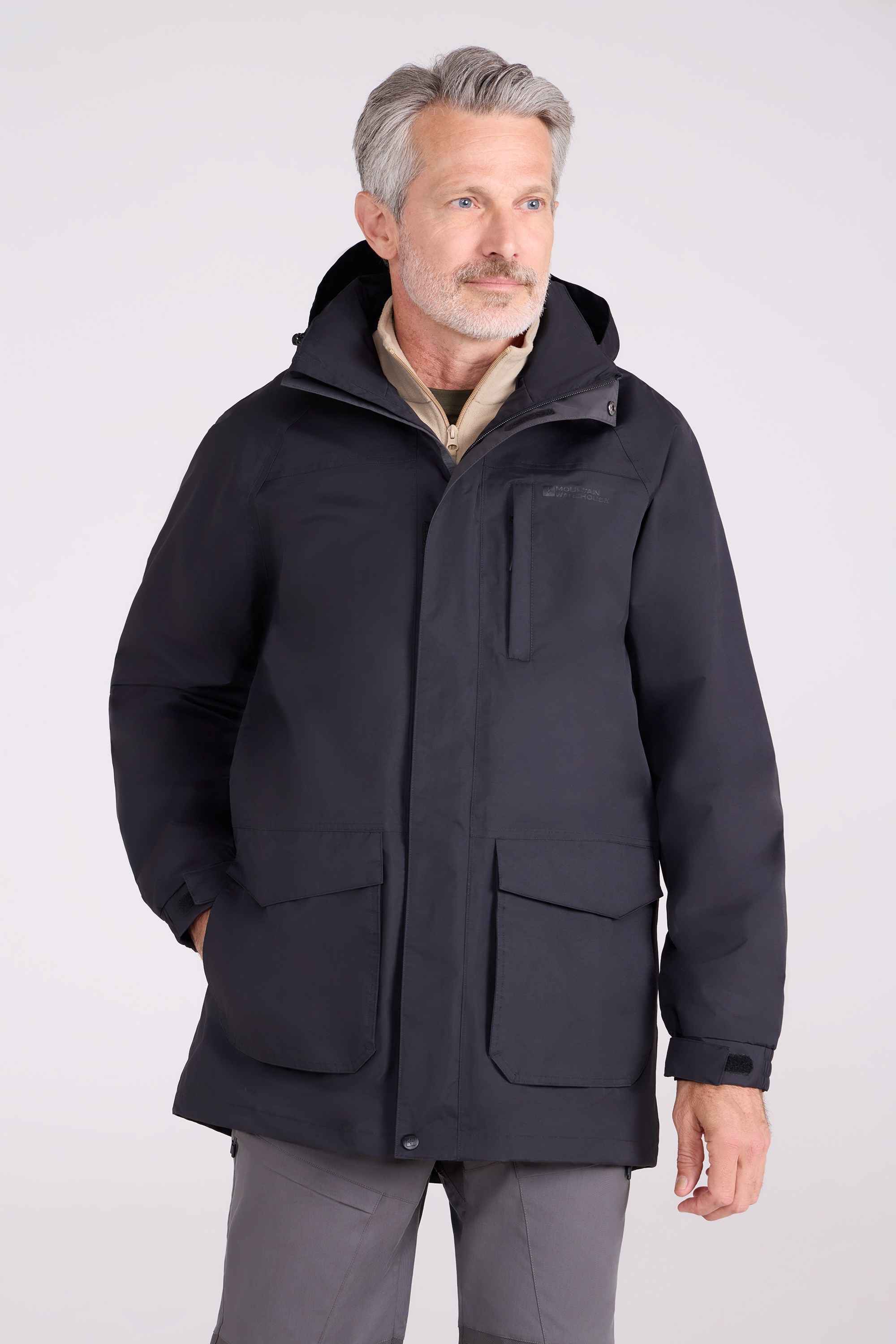 Glacier II Extreme Mens Waterproof Long Jacket