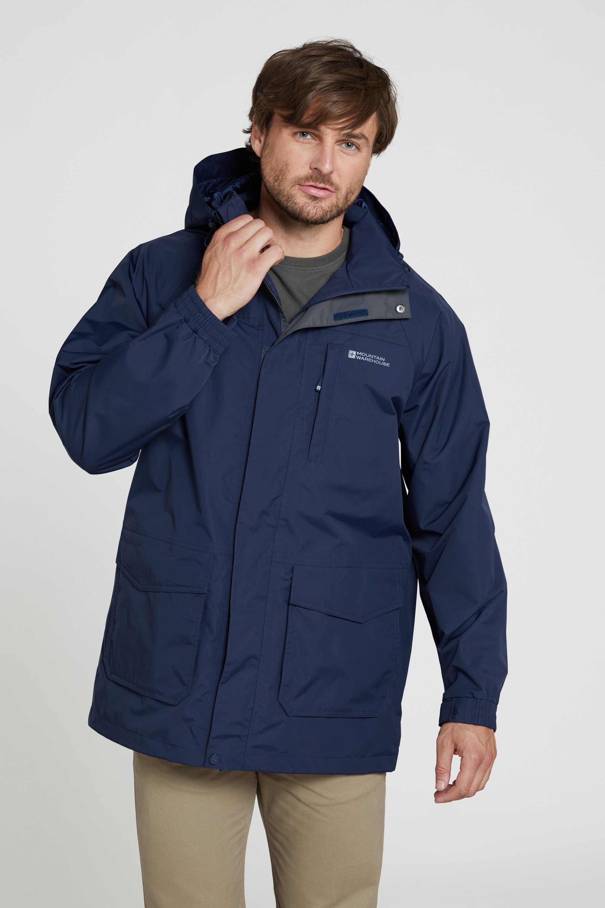 Mountain Warehouse Brisk Extreme Boys Waterproof Jacket Taped Seams 