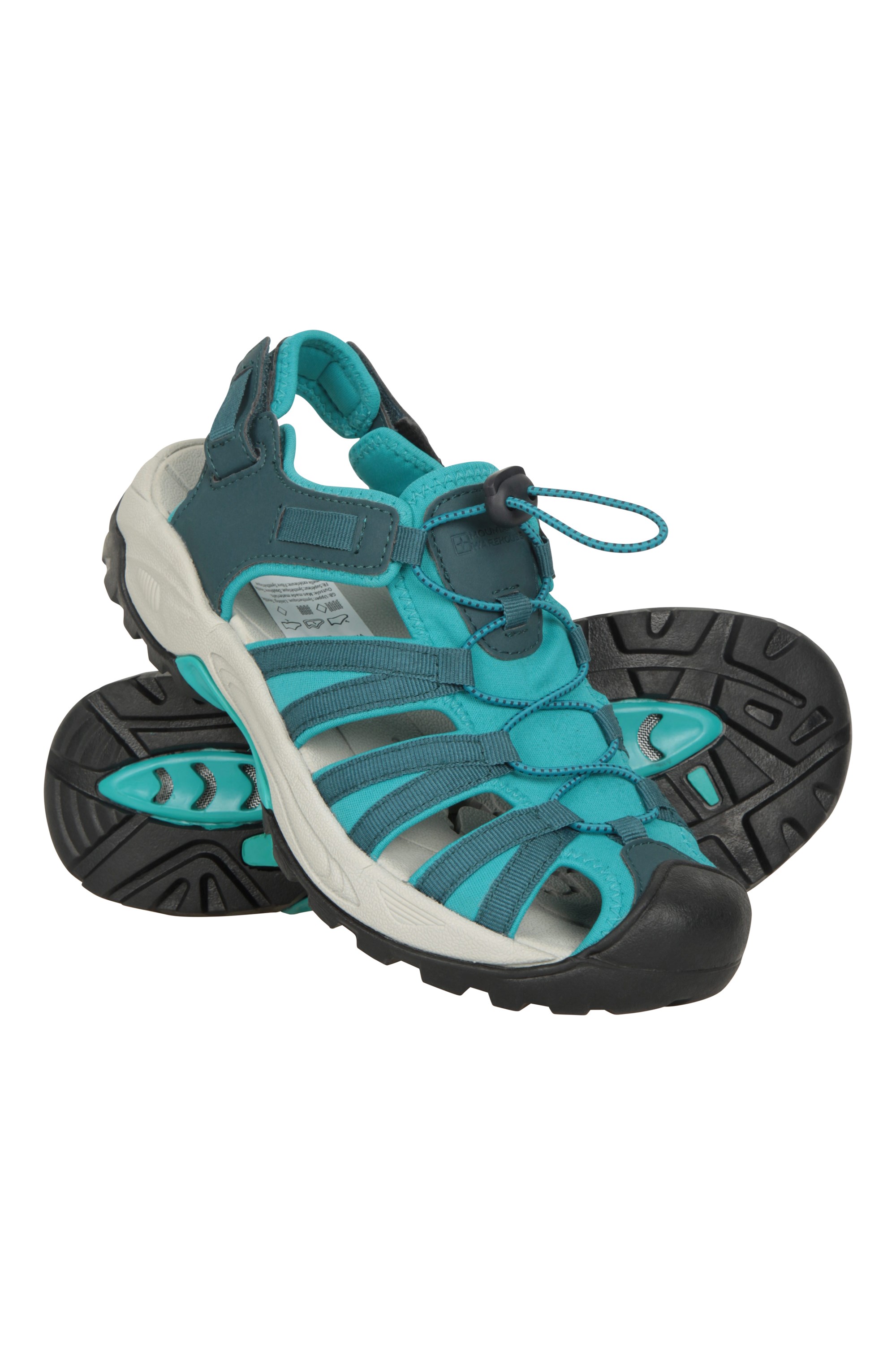 Womens Seaside Drainage Outsole Mountain Warehouse Shandals - Teal