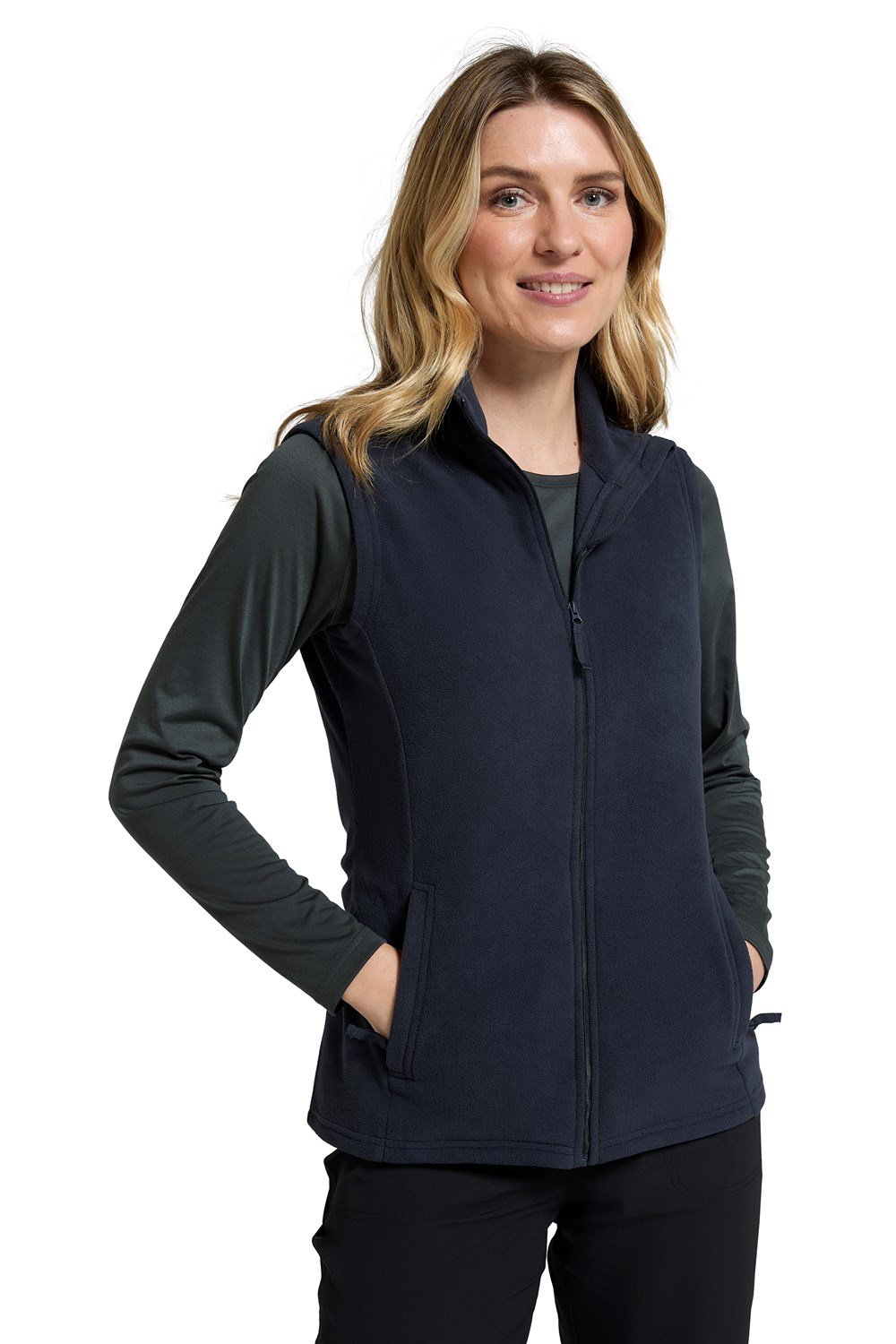 Mountain Warehouse Camber Womens Gilet Ladies Lightweight Fleece Body Warmer - Picture 50 of 50