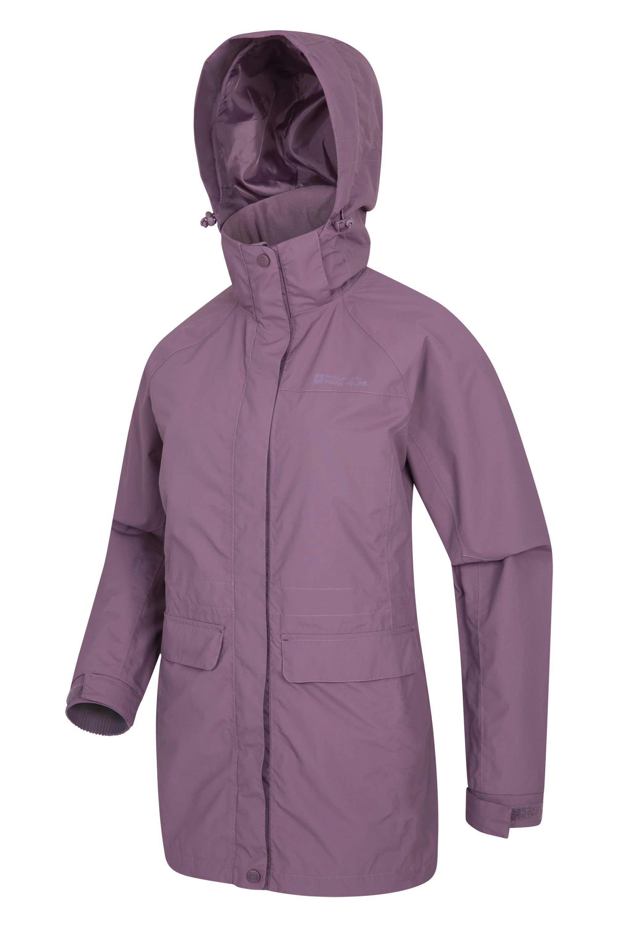 Mountain Warehouse Mountain Warehouse Blanc Womens Jacket Water Resistant Ladies Lightweight Coat 