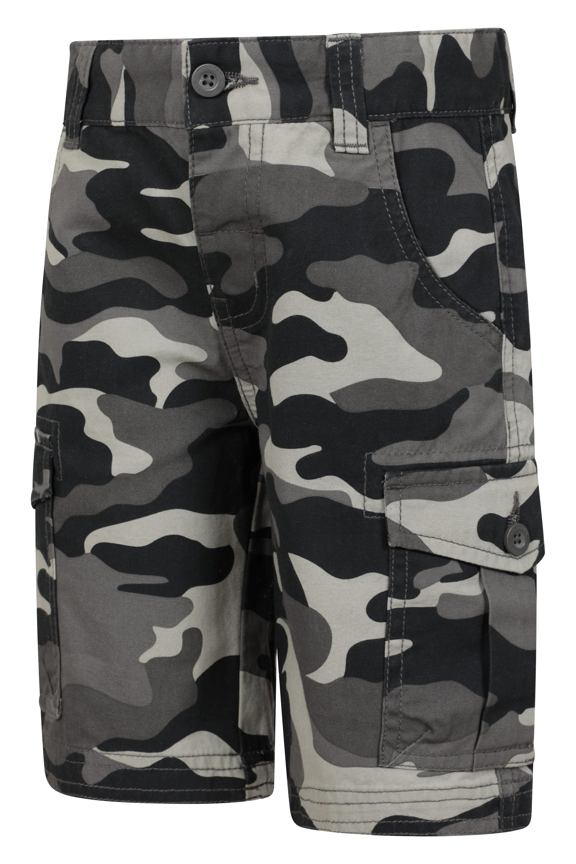 Mountain Warehouse Mens Camo Cargo Shorts - Green | Size W42