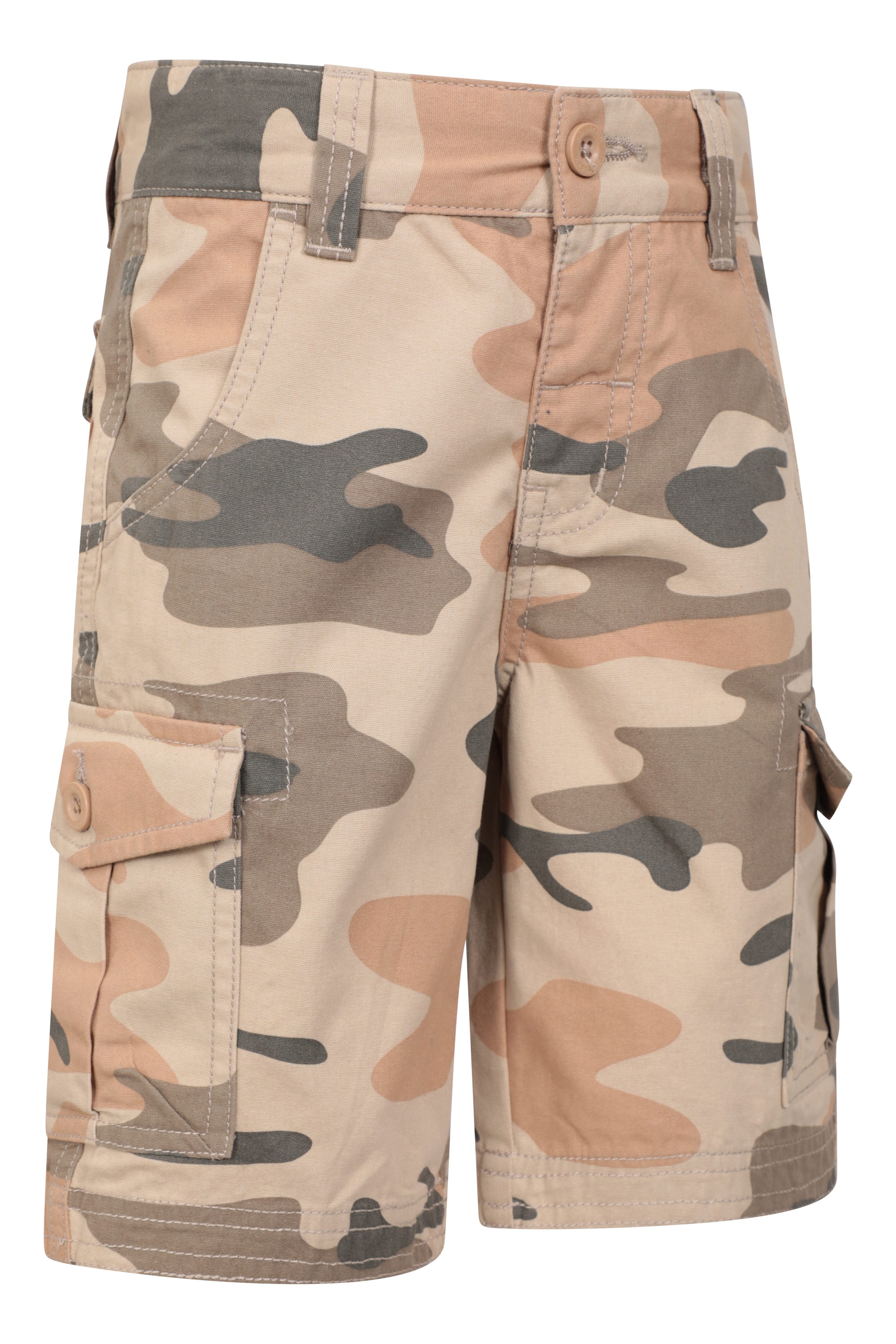 Buy Mountain Warehouse Khaki Green Mens Camo 100% Cotton Lightweight Cargo  Shorts from the Next UK online shop