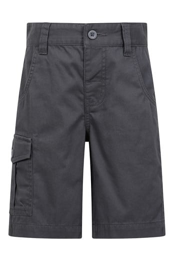 Kids Cargo Shorts Charcoal