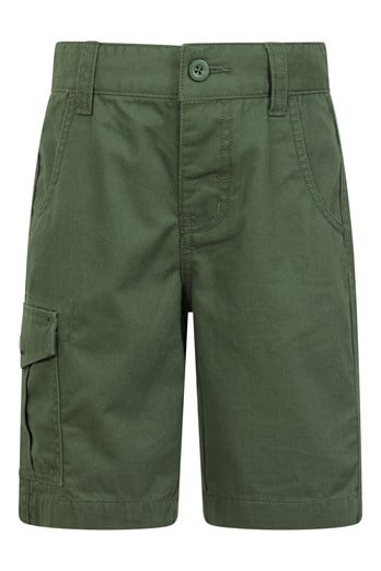 Kids Cargo Shorts Khaki