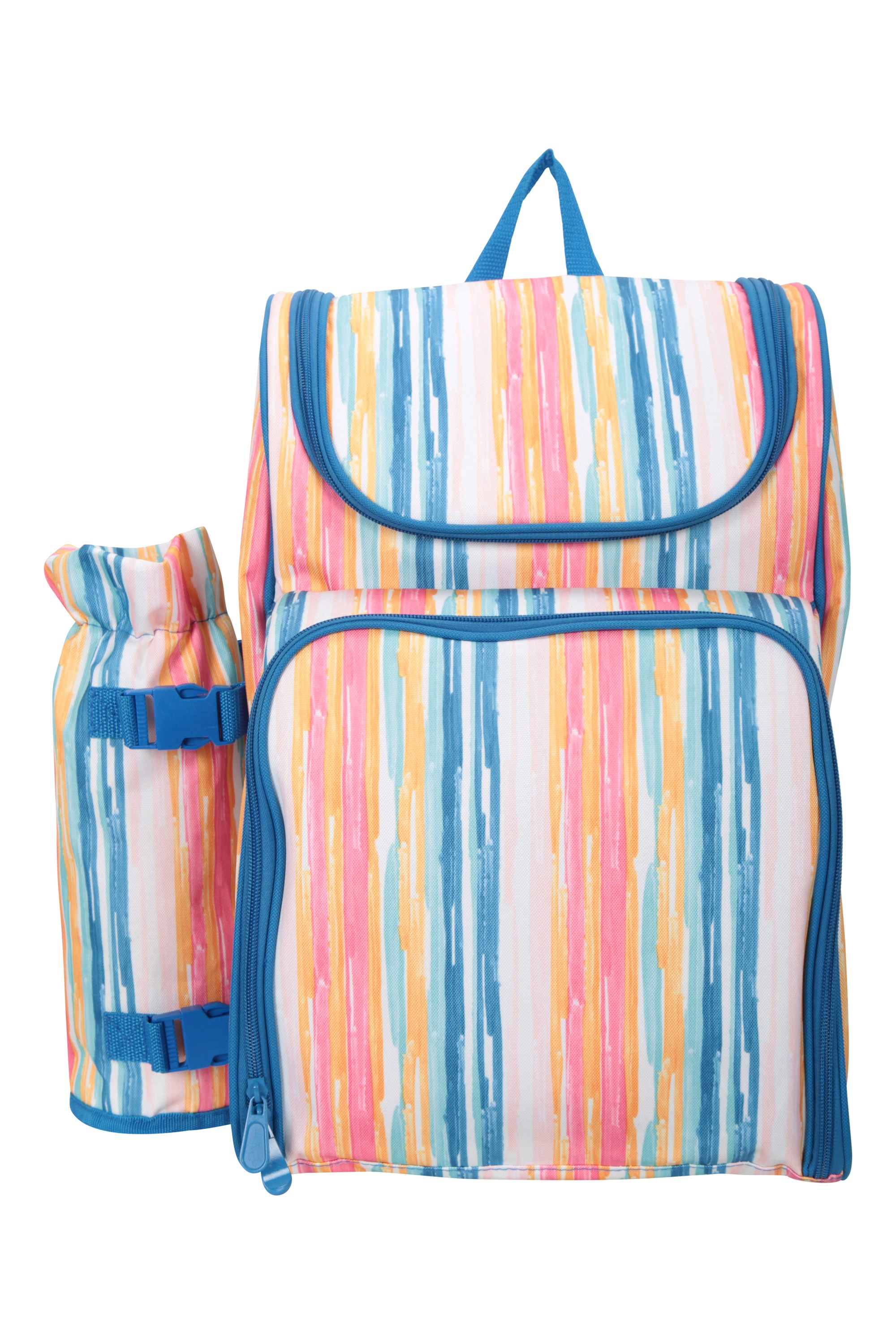 4 Personen Picknick-Set, gemustert, XL - Orange