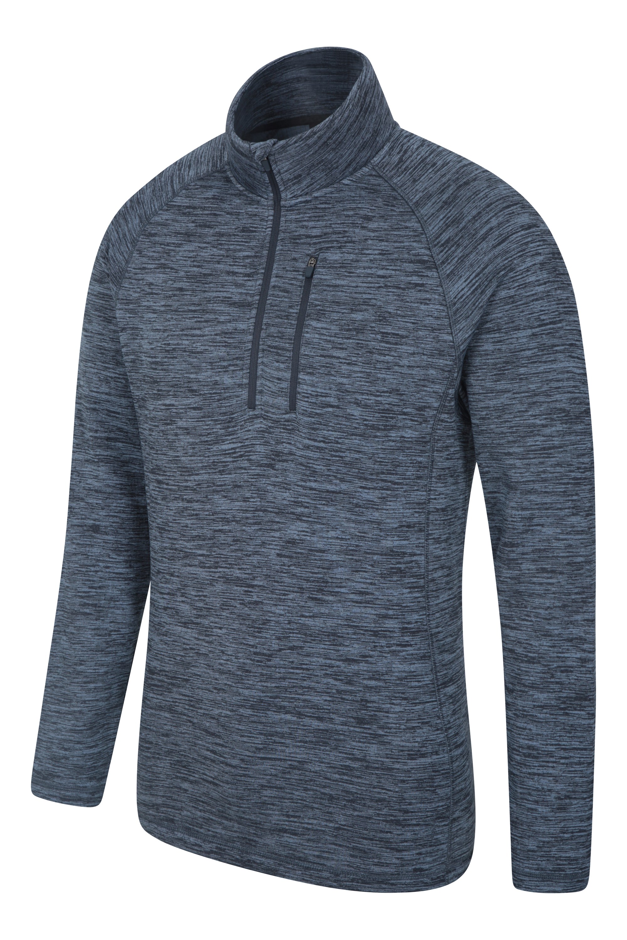Half Zip Top for Walking Mountain Warehouse Mens 1//4 Zip Knit Jumper Long Sleeve Sweater Lightweight Warm /& Cosy Pullover Travelling