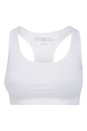 Womens Anti-chafe Seamless Bra White