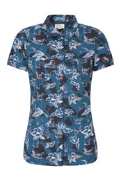 Chemise à manches courtes femmes Coconut Bleu Marine