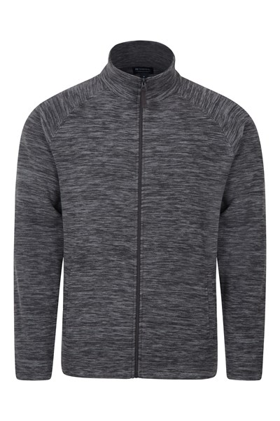 Snowdon Mens Full Zip Fleece - Grey