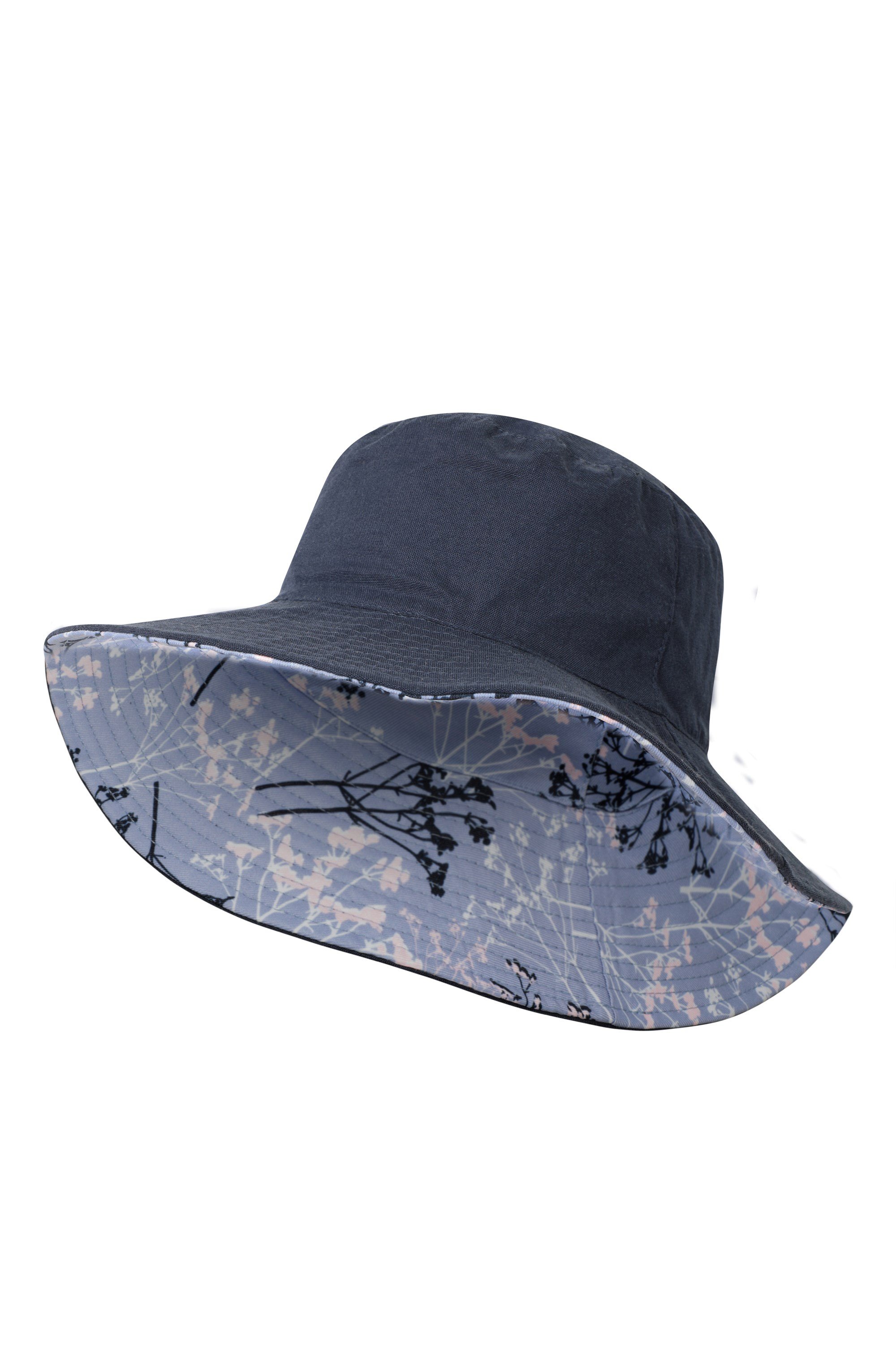 Mountain Warehouse Reversible Womens Printed Sun Hat - Navy | Size One