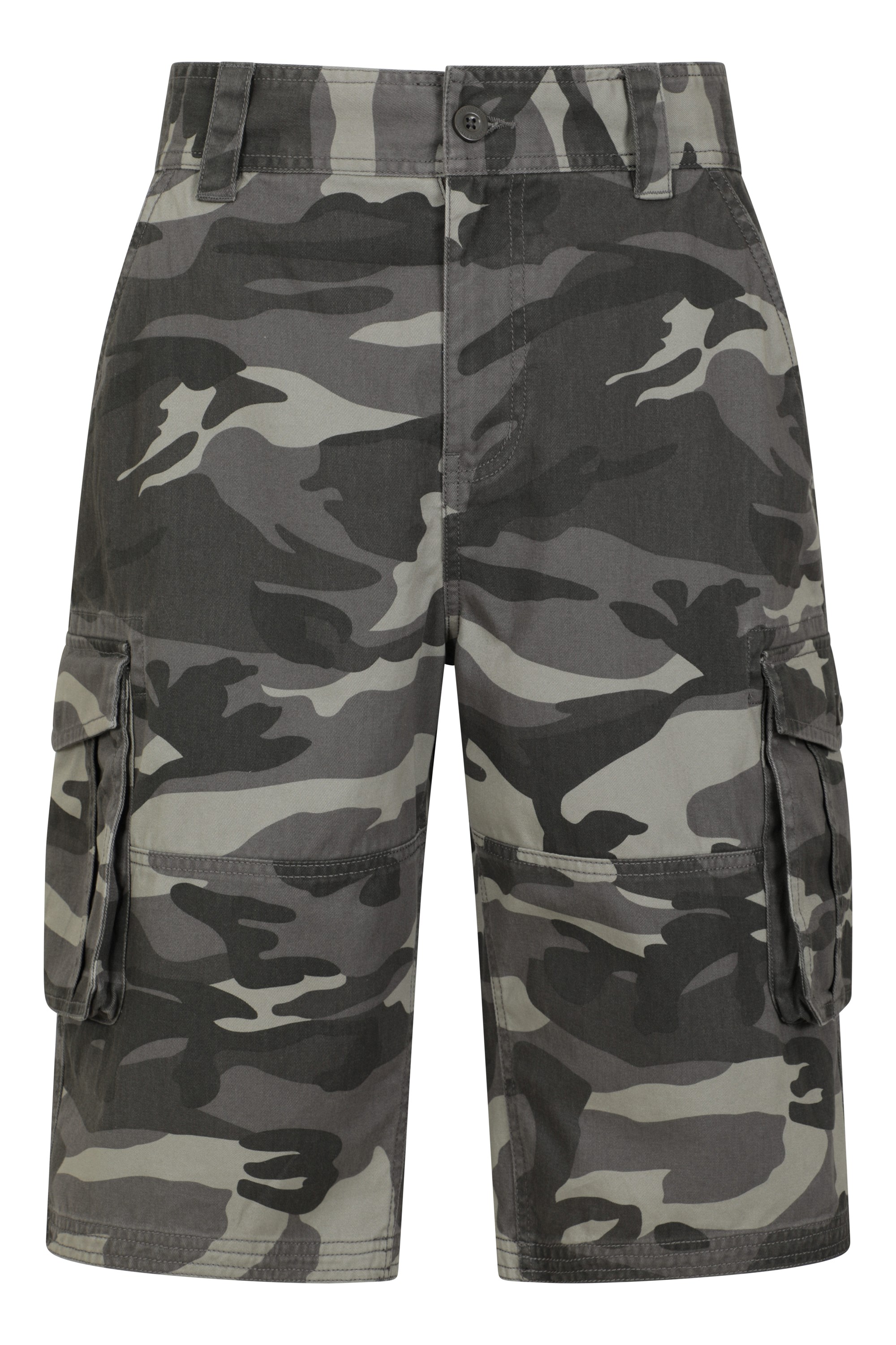YYDGH Camouflage Cargo Shorts for Men Twill Cotton Print Tactical Work  Shorts Camo Hiking Summer Casual Shorts Gray M 