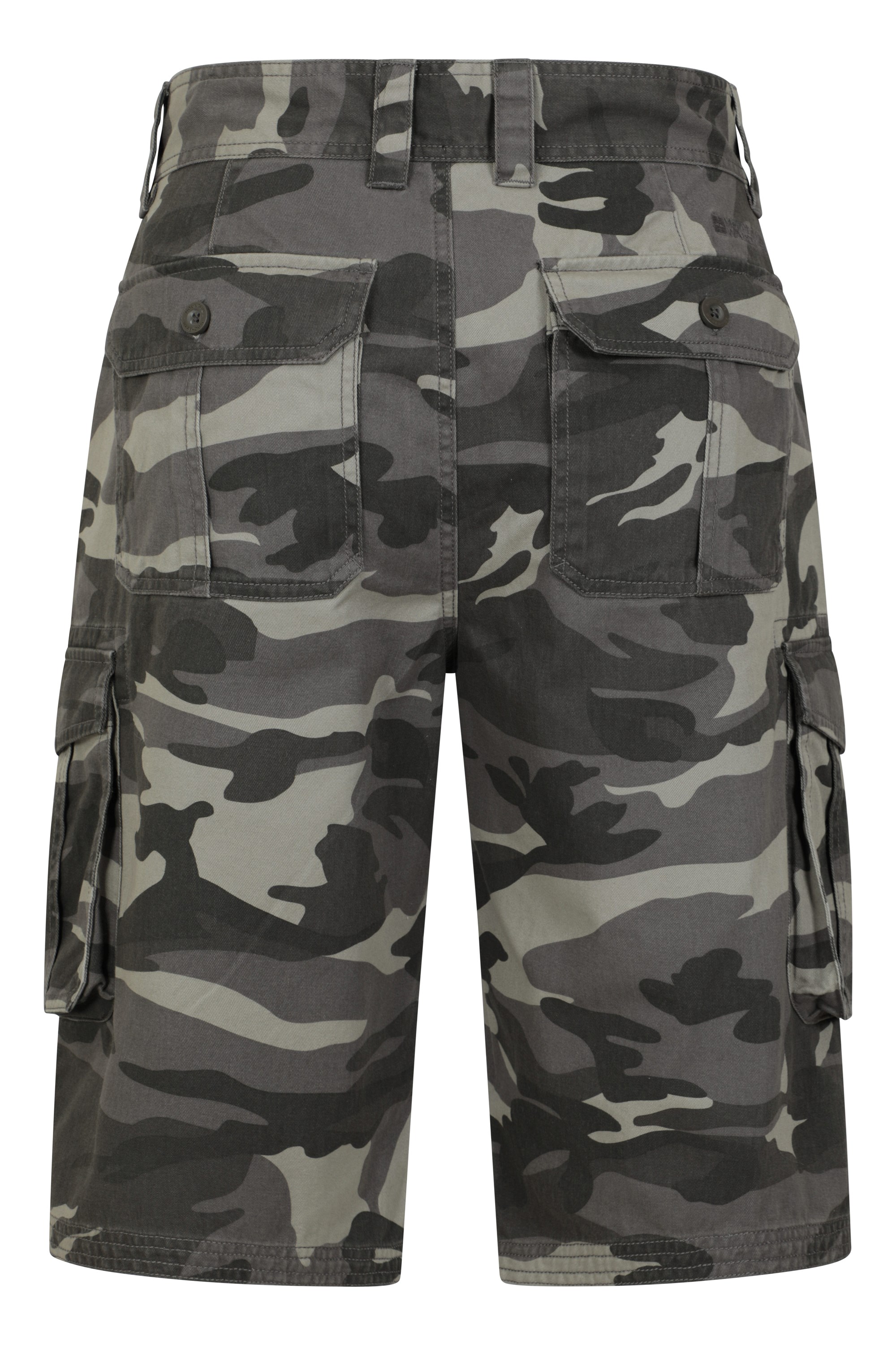 Mountain Warehouse Mens Camo Cargo Shorts - Black | Size W36