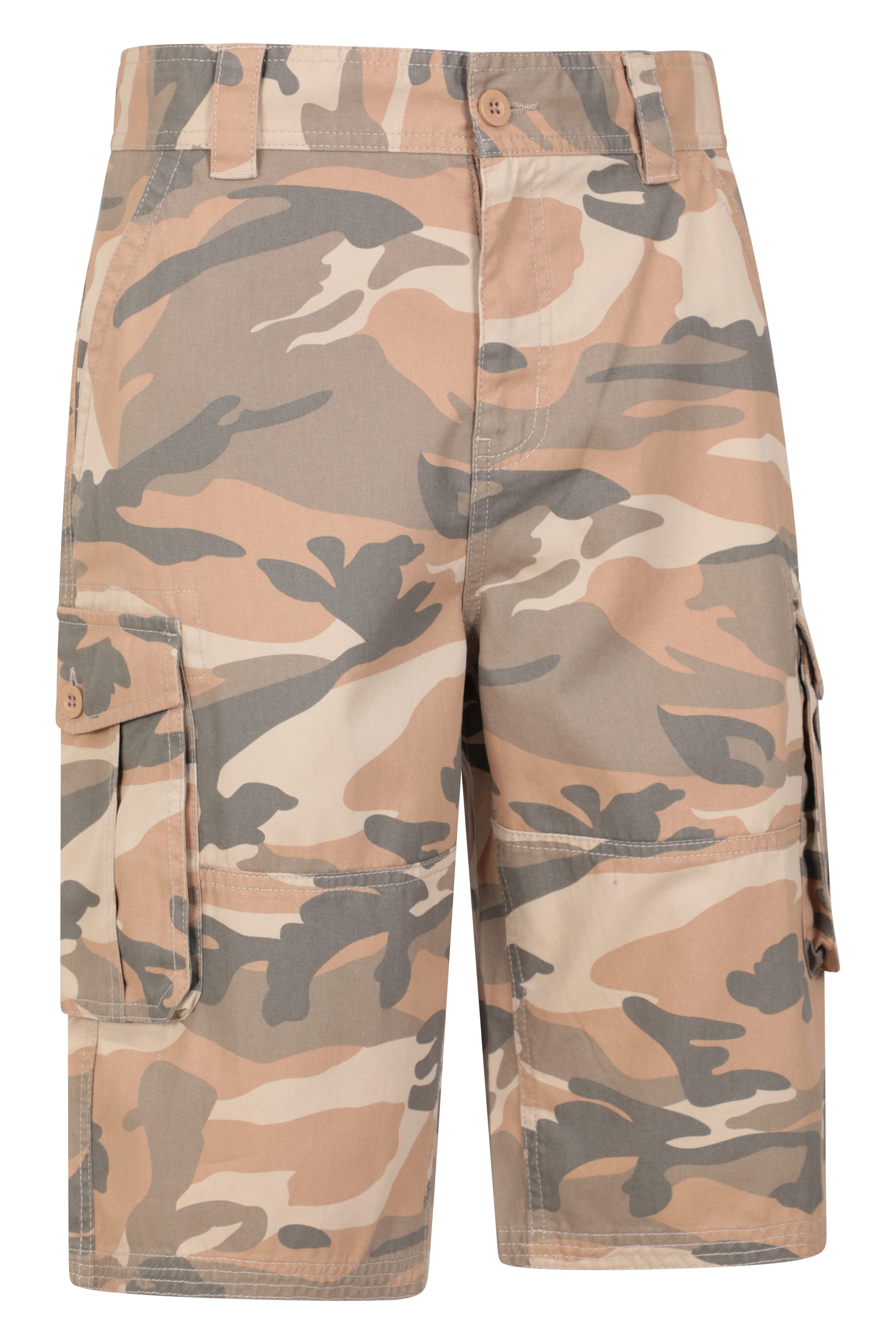 SONOMA CAMOUFLAGE CAMO Brown Cargo Workwear Shorts Mens W36 £17.99