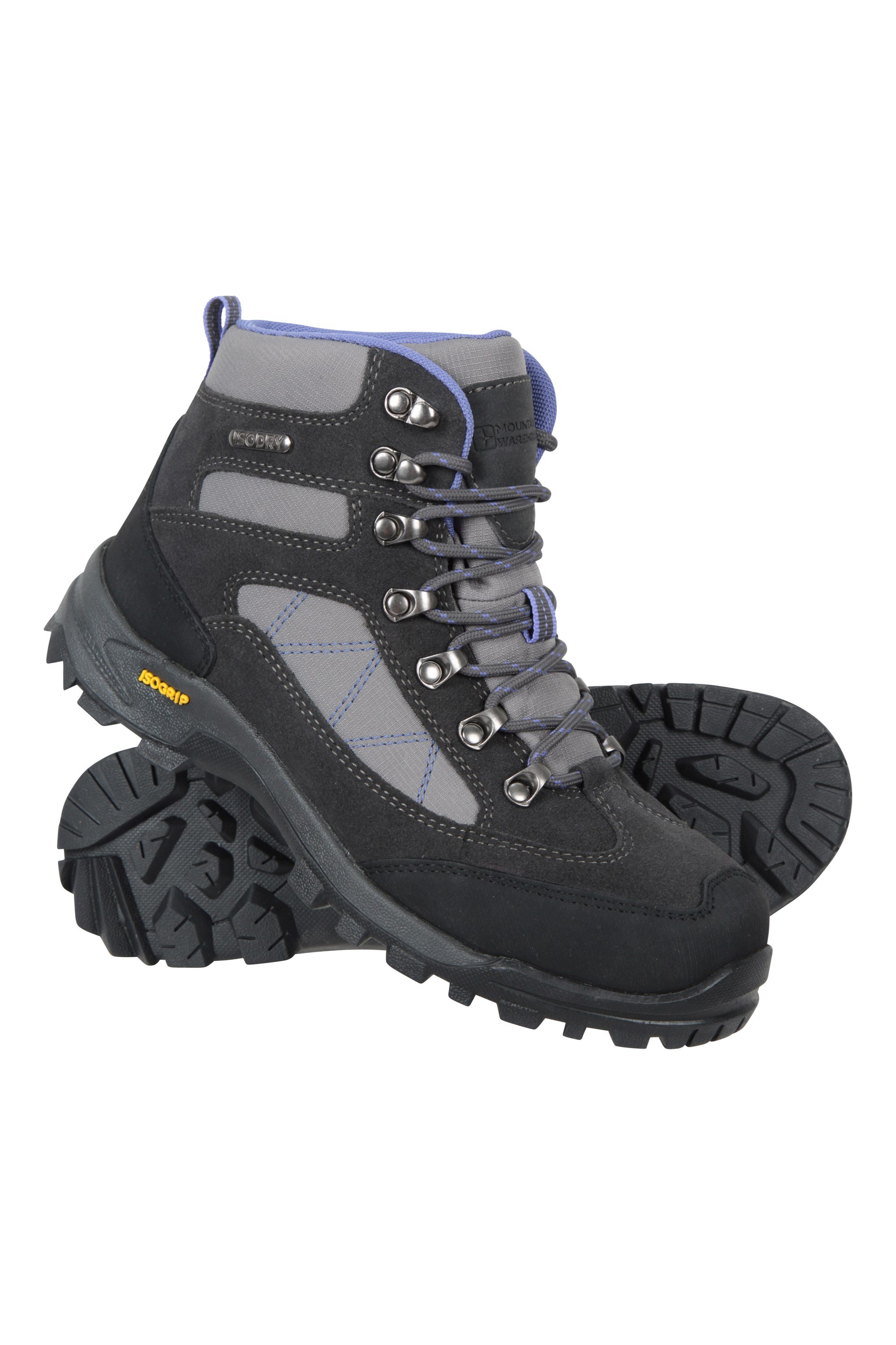 Extreme Storm Womens Waterproof IsoGrip Boots - Grey