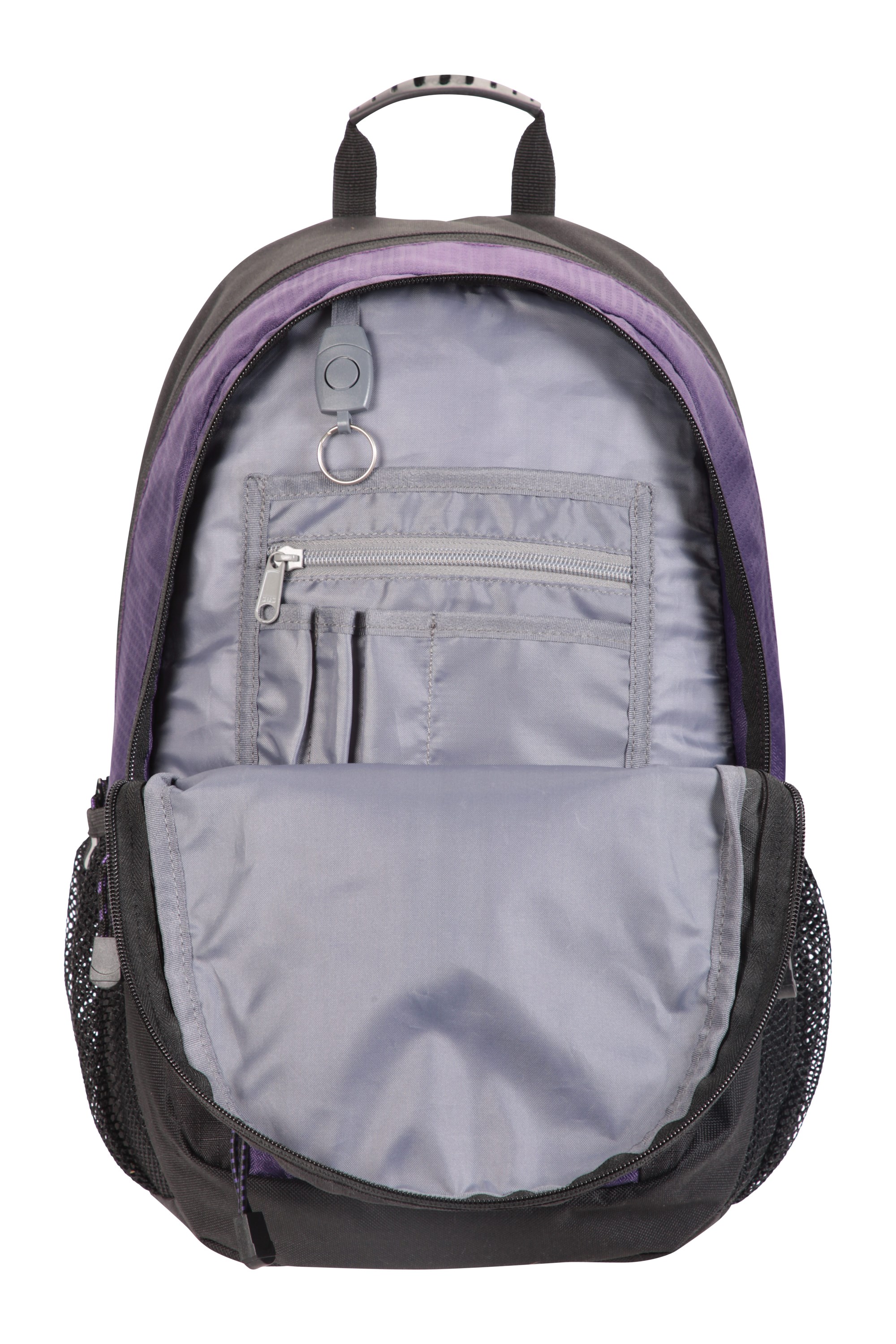 Womens /& Mens Back, Mountain Warehouse Merlin 30L Backpack Reflective Details