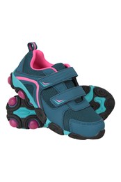 Light Up Adaptive Toddler Shoes Teal