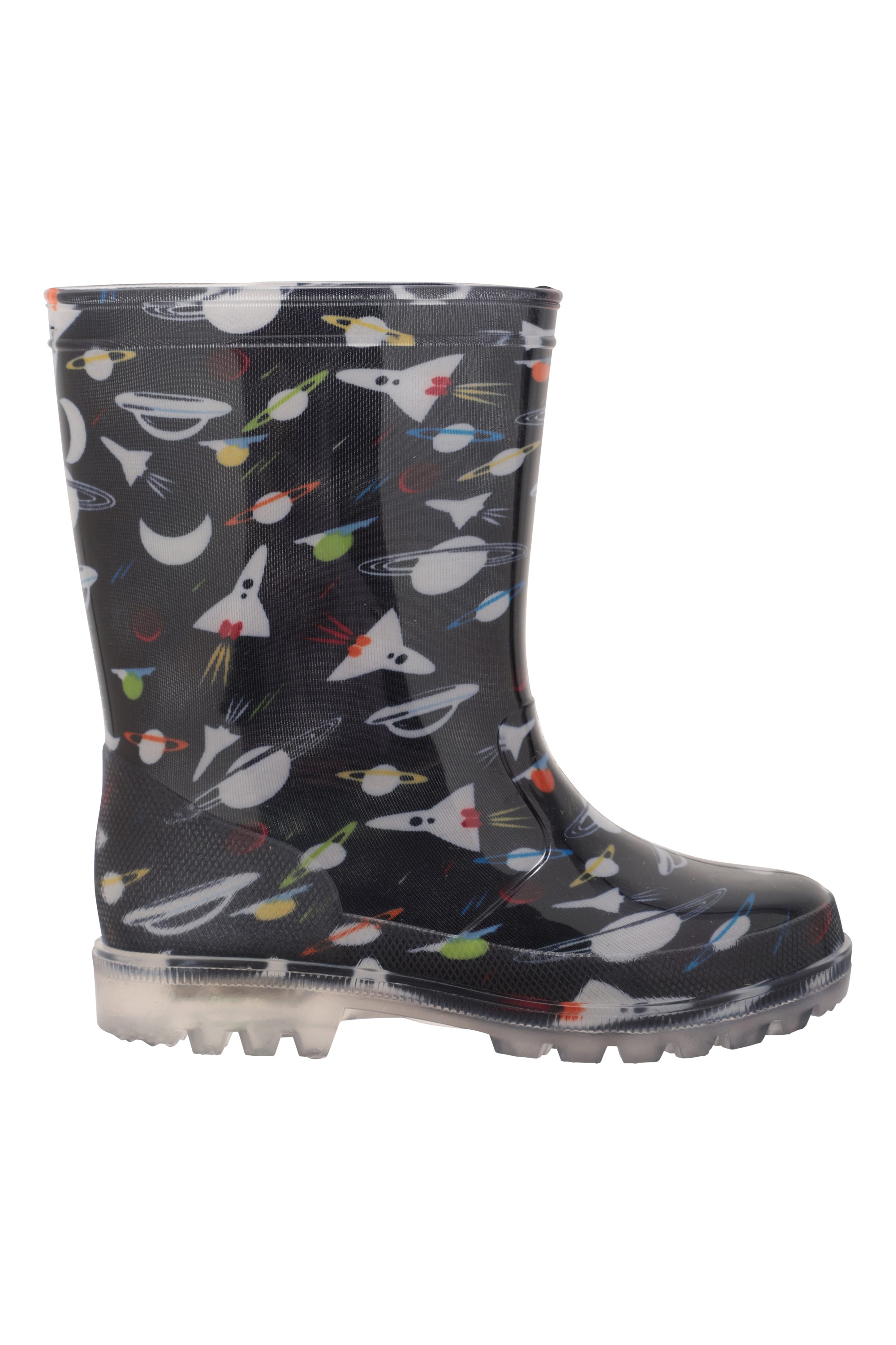 Mountain Warehouse Kids Splash Wellies Flashing Lights Outdoor Childrens Boots