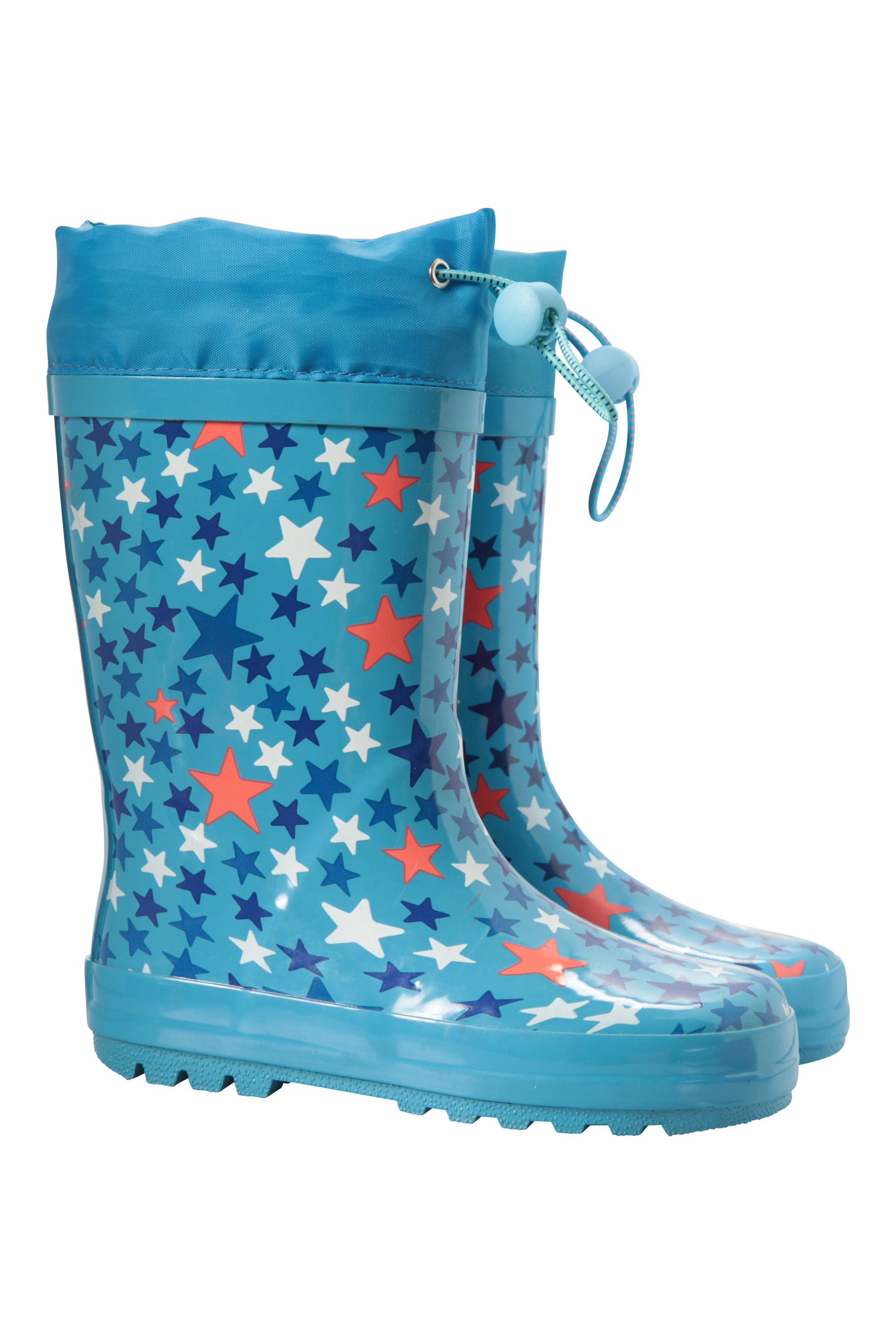 Mountain Warehouse Kids Sunny Rubber Rain Boots Teal