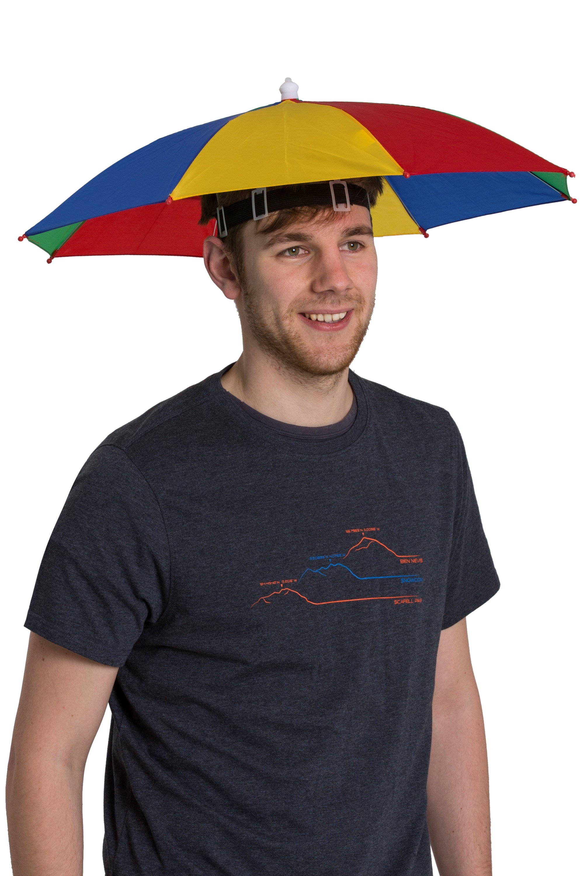 Mountain Warehouse Umbrella Rainbow Hat Red