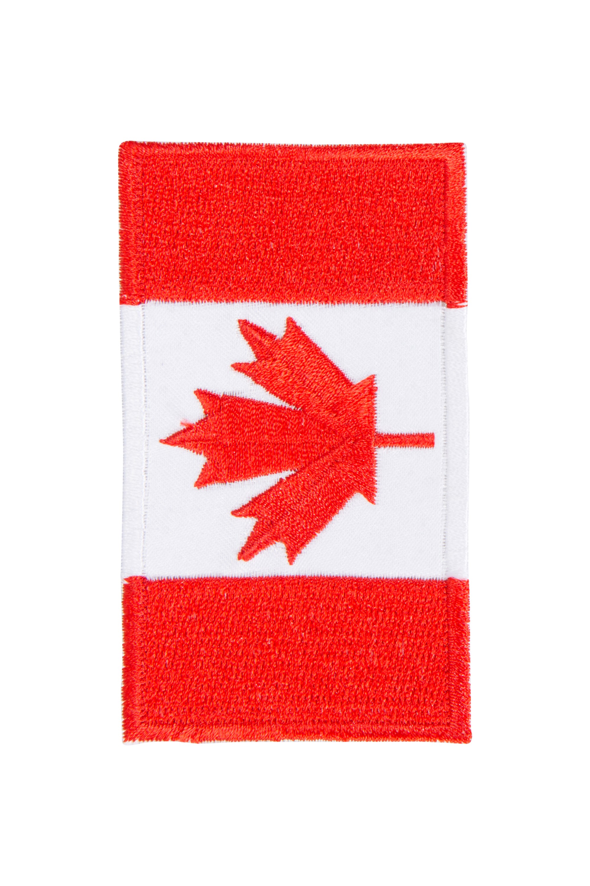 Mountain Warehouse Canadian Flag Iron On Patch 8cm x 5cm Red