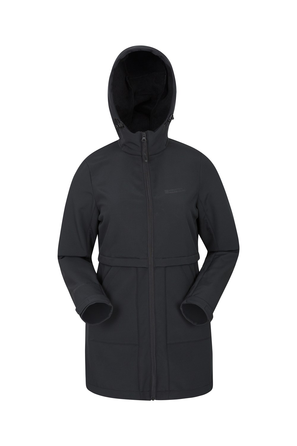 Mountain Warehouse Artic Longline Softshell Womens Jacket Windproof ...
