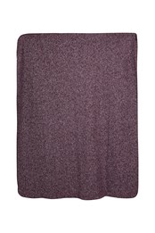 Melange Doppel-Fleece Decke