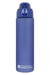 BPA Free Push Lid Bottle - 24 oz. Cobalt