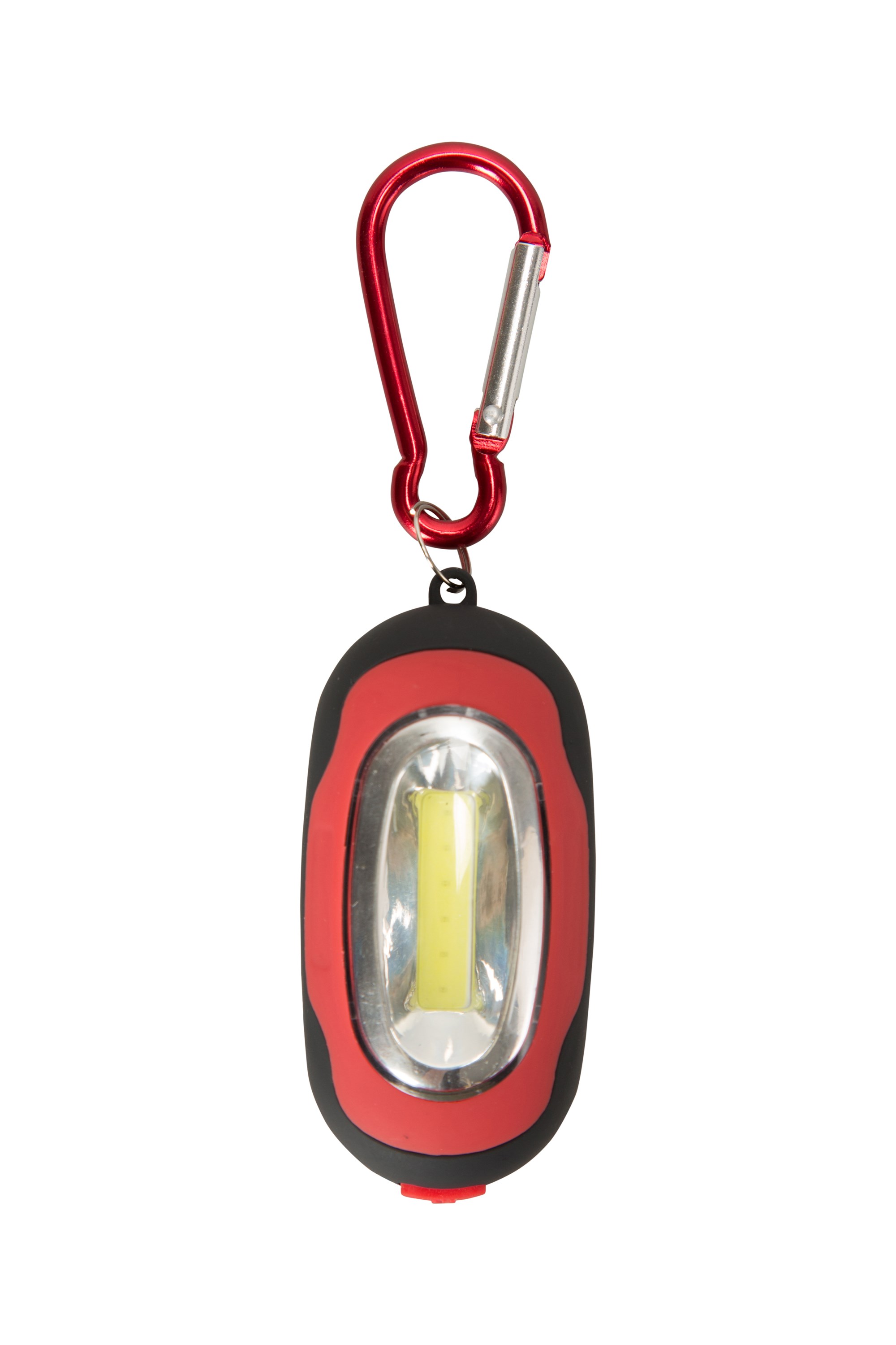 Mini Lanterne COB avec mousqueton - Rouge