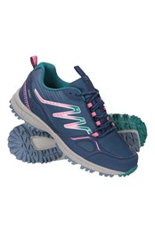 Lakeside Trail Womens Waterproof Running Shoes Bright Blue