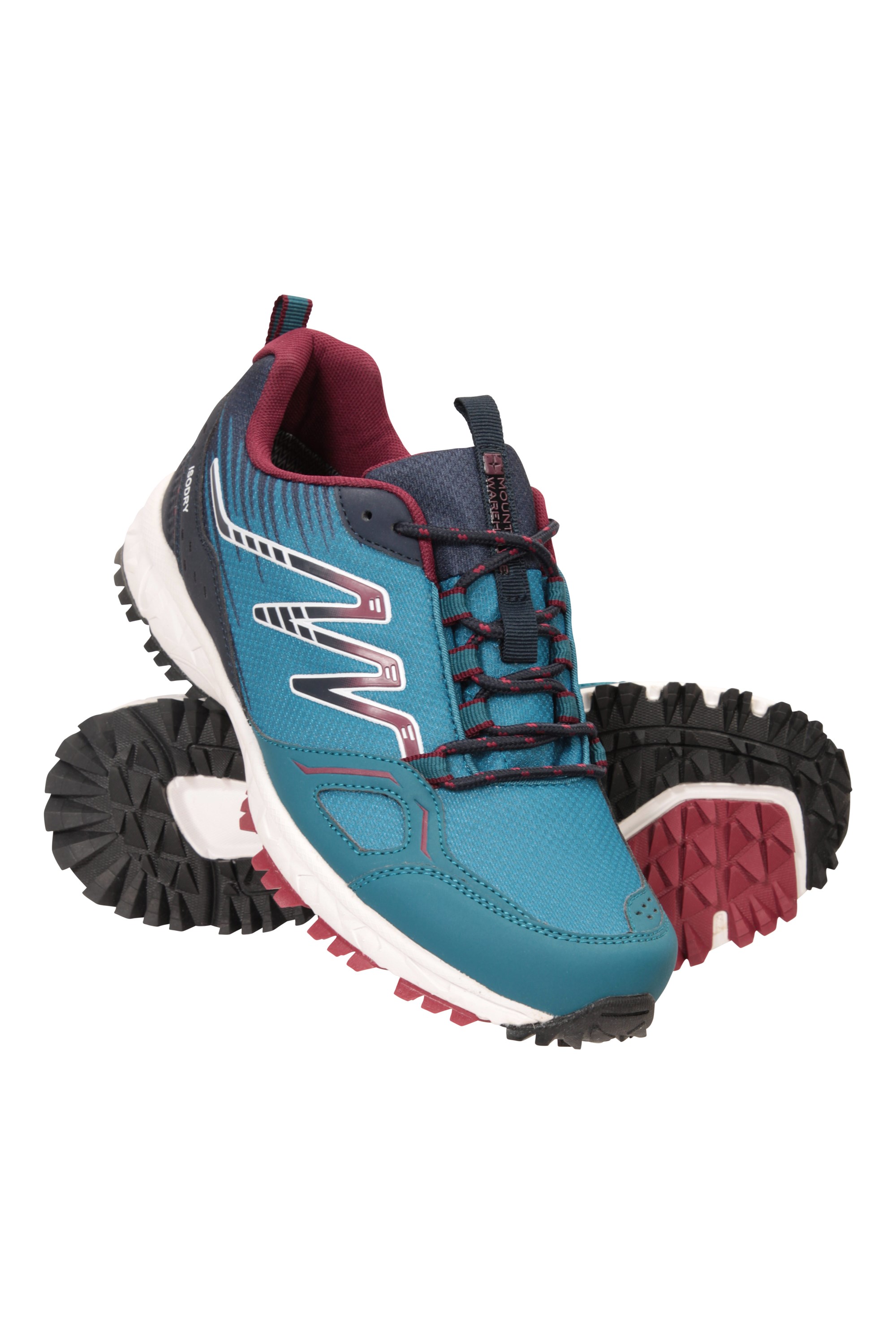 Lakeside Trail Womens Waterproof Running Shoes - Teal