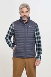 Henry II Extreme Mens Down Padded Gilet Grey
