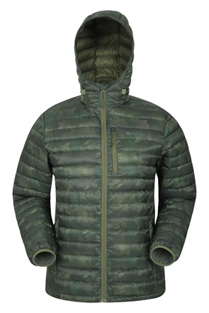 down mens jacket jackets padded henry ii extreme mountain warehouse