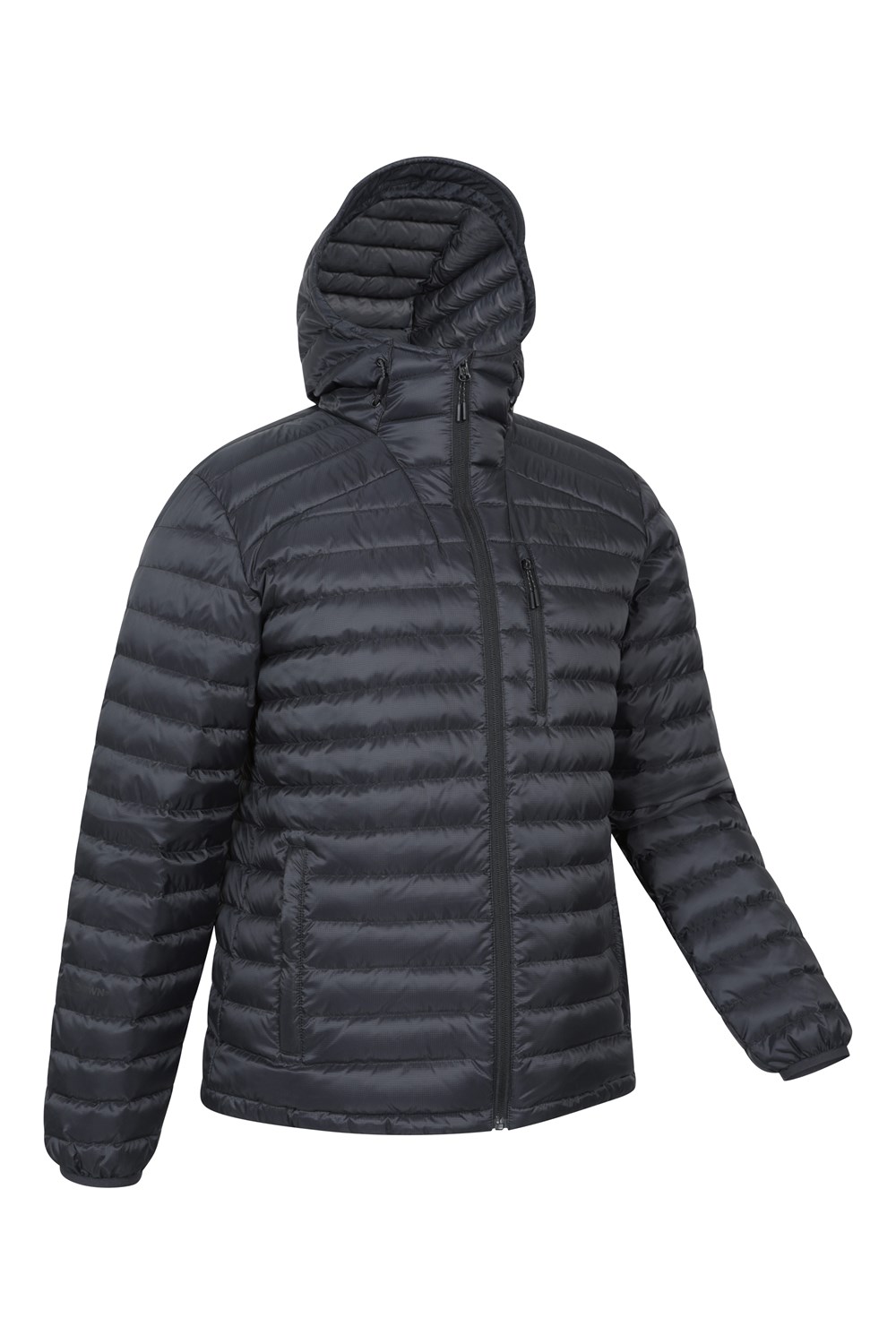 Mountain Warehouse Mens Down Padded Jacket Water Resistant Hooded Winter Coat - Picture 34 of 80