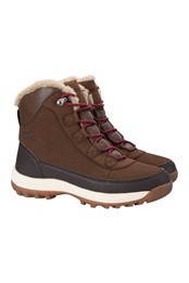 Avalanche Womens Snowboots Brown
