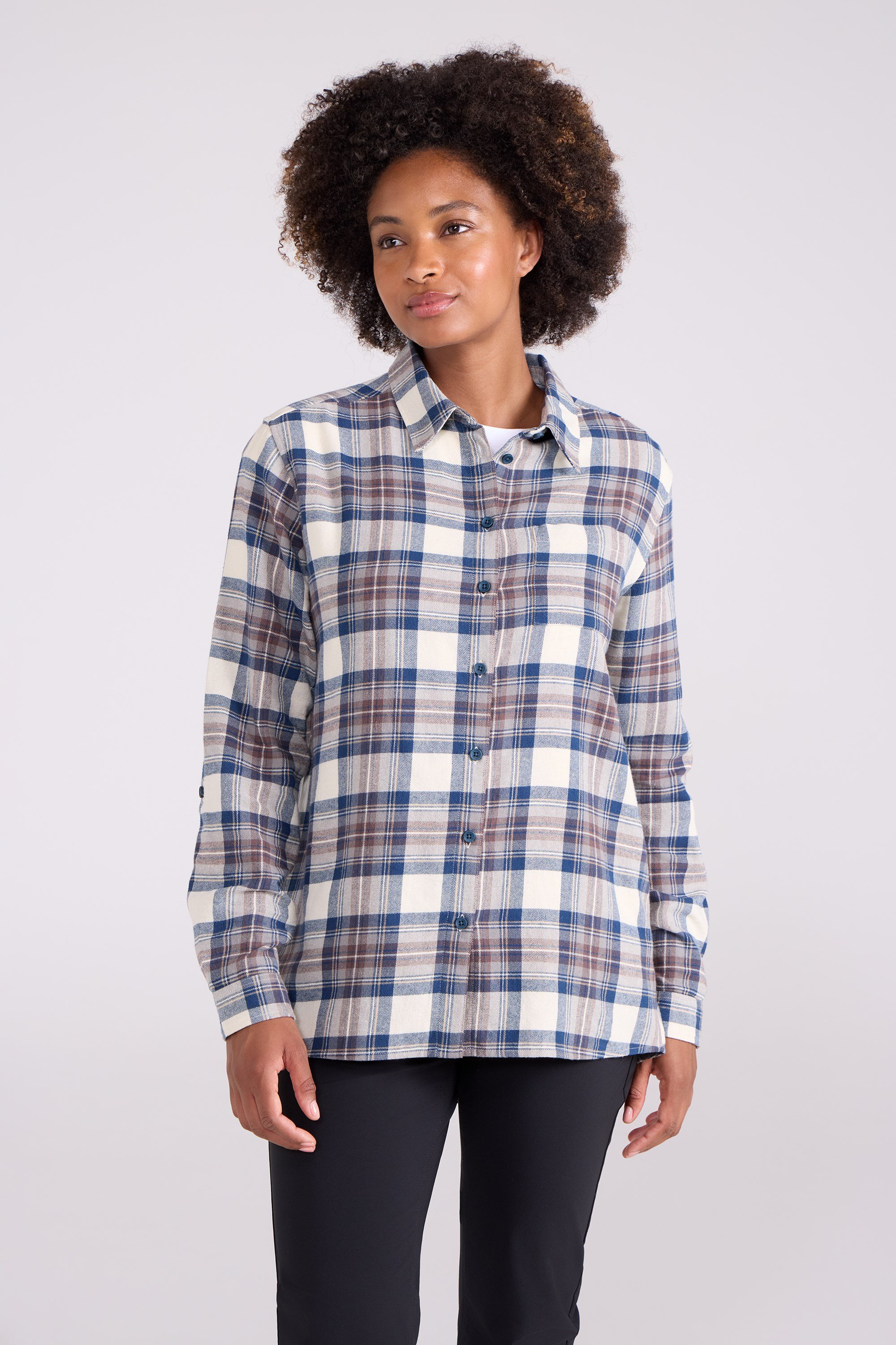 Balsam Womens Brushed Flannel Shirt