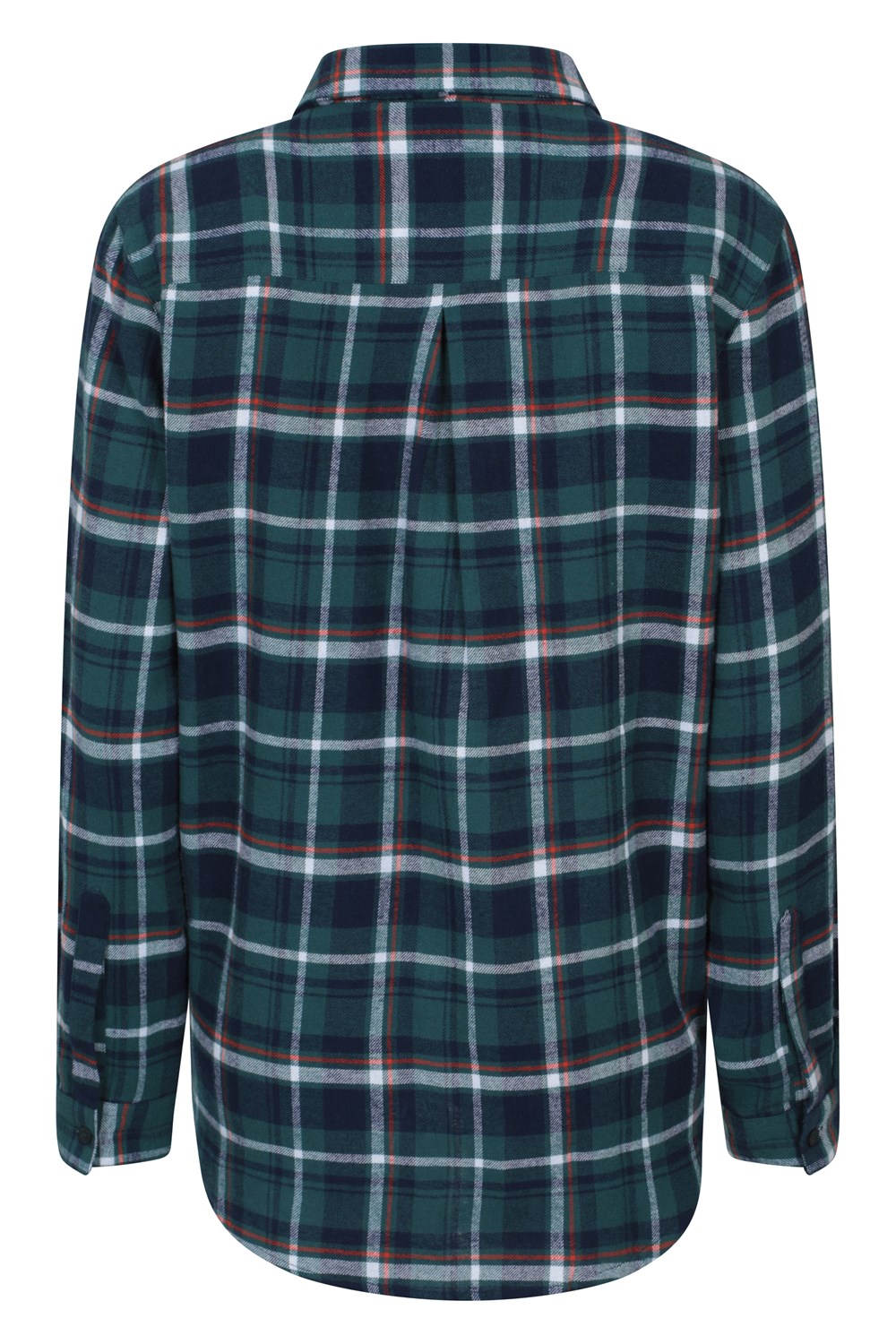 Mountain Warehouse Womens Balsam Brushed Long Line Flannel Shirt Ladies Blouse - Picture 97 of 101