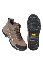 Field Extreme Mens Wide-Fit Vibram Waterproof Boots Brown