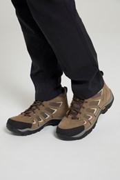 Field Extreme Mens Wide-Fit Vibram Waterproof Boots Brown