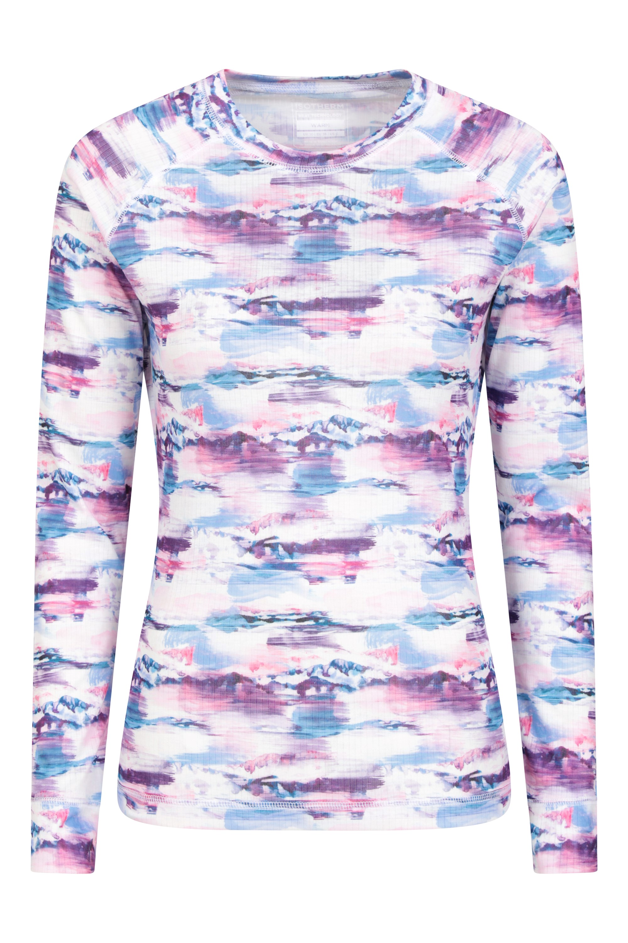 Secondly salt Production center Talus Printed Womens Thermal Top | Mountain Warehouse US