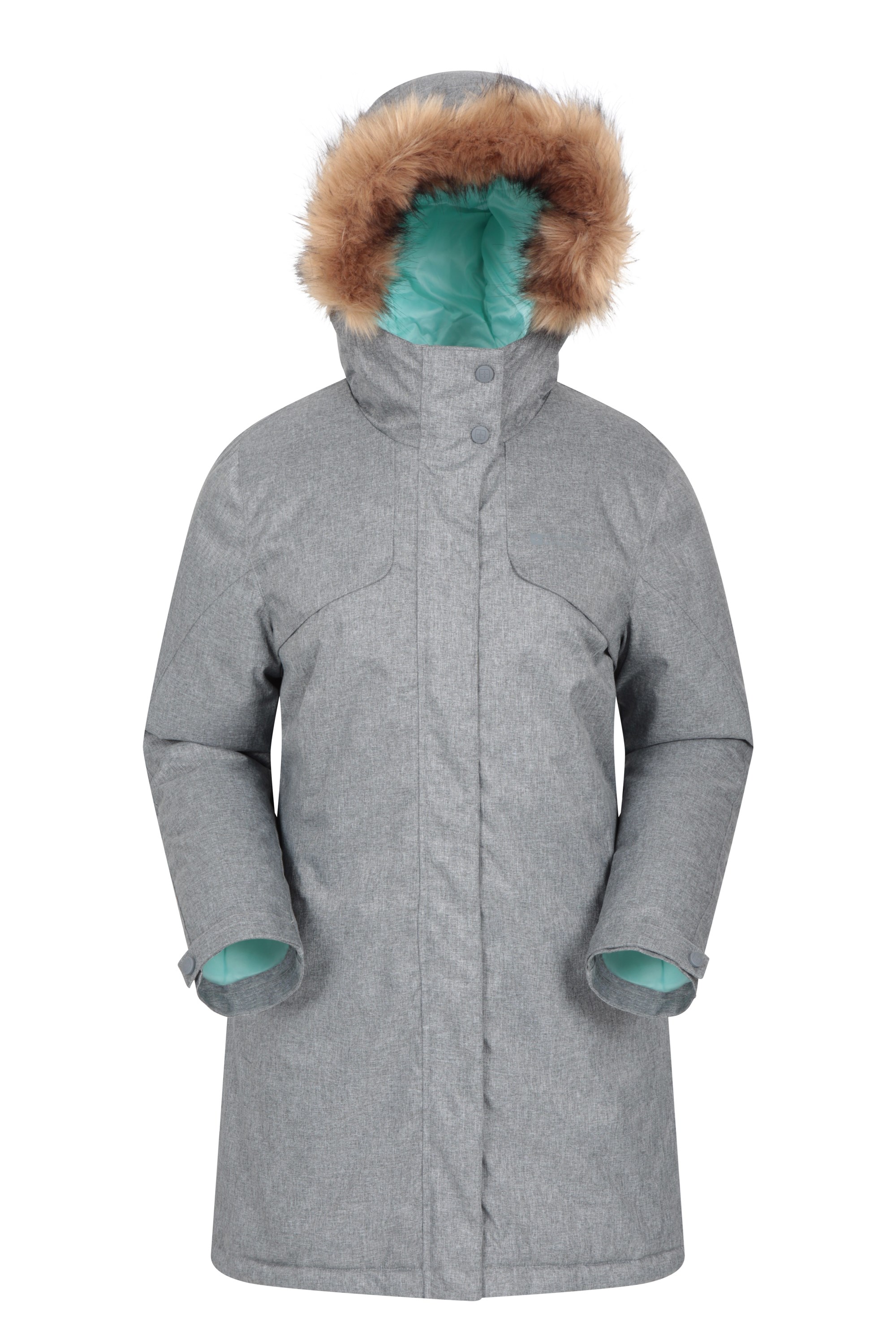 grey women's jacket with hood