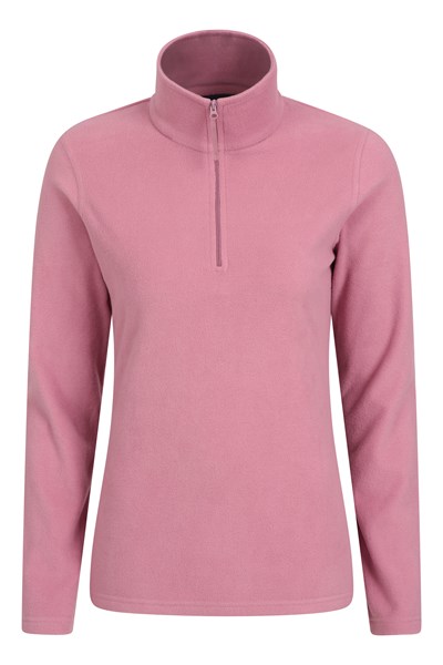 Camber Womens Half-Zip Fleece - Pink