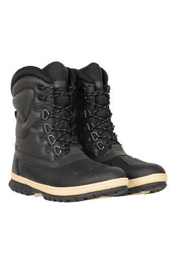 Arctic Thermal Extreme Mens Waterproof Snow Boots Black