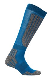 Mens IsoCool Ski Socks Cobalt