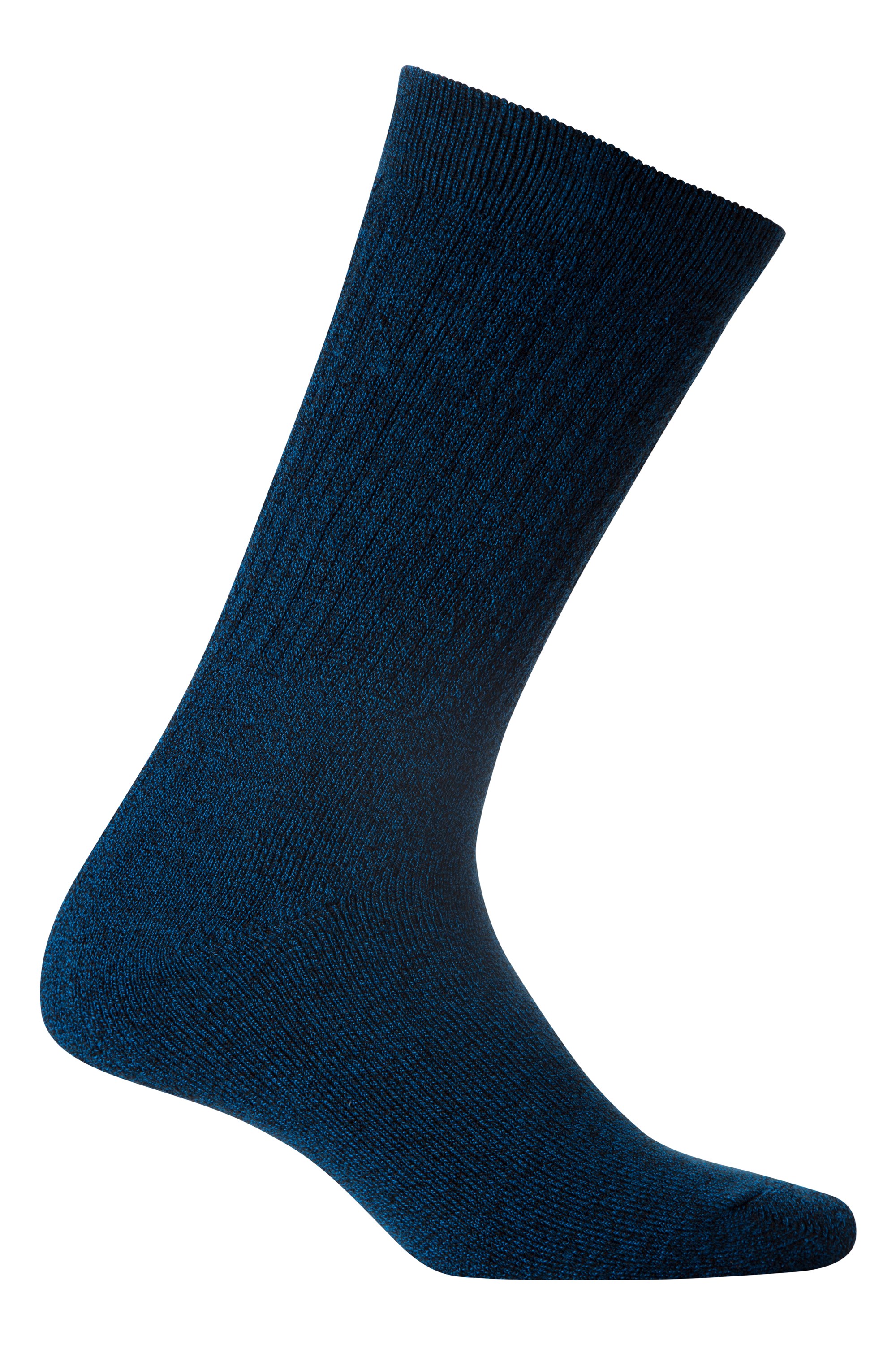 Melange Mens Hiking Socks - Blue