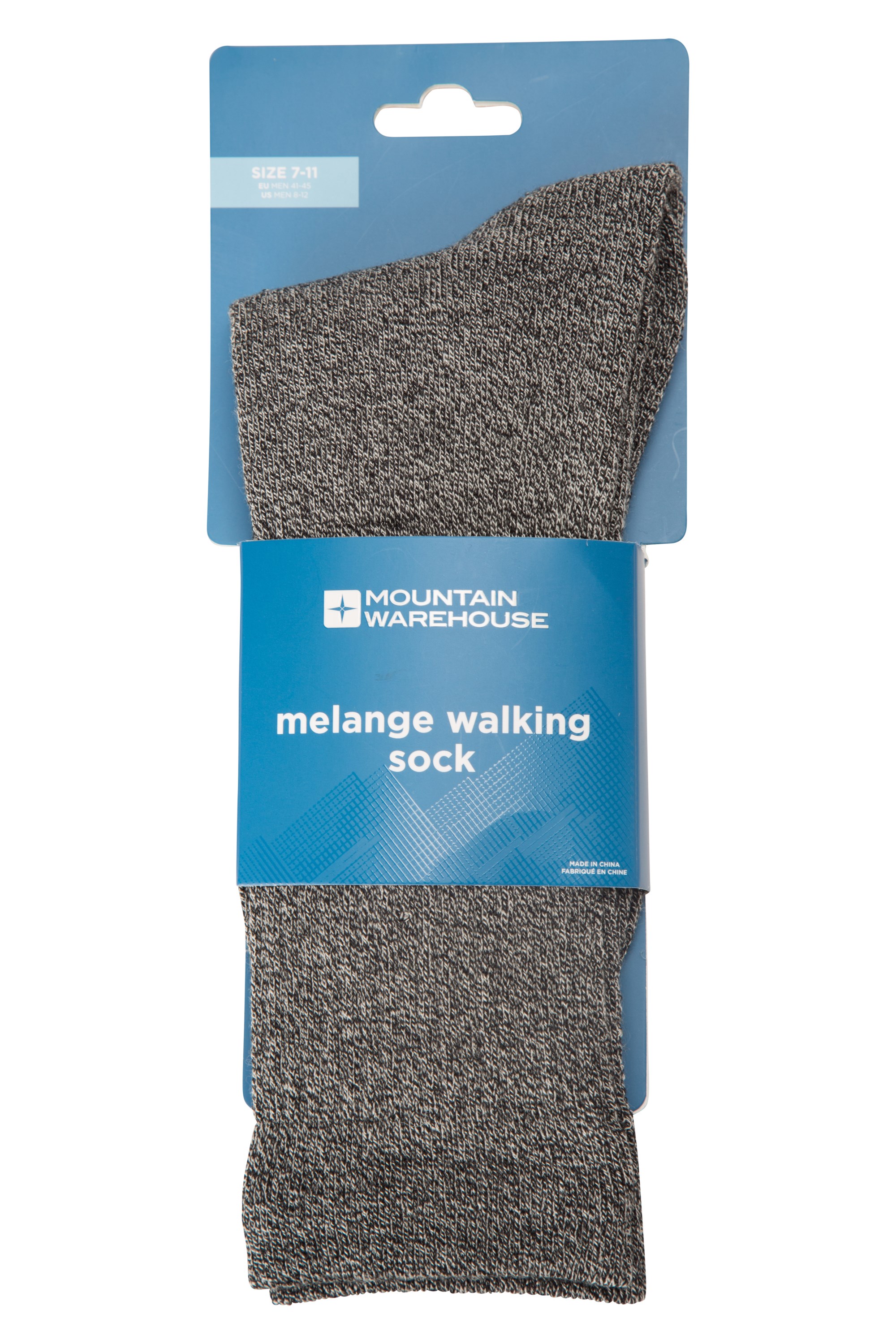 Mountain Warehouse Melange Mens Walking Socks Grey