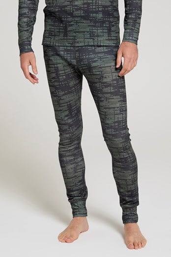 Talus Mens Printed Pants Khaki