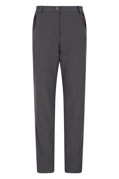 Arctic Fleece Lined Stretch Womens Trousers - Grey