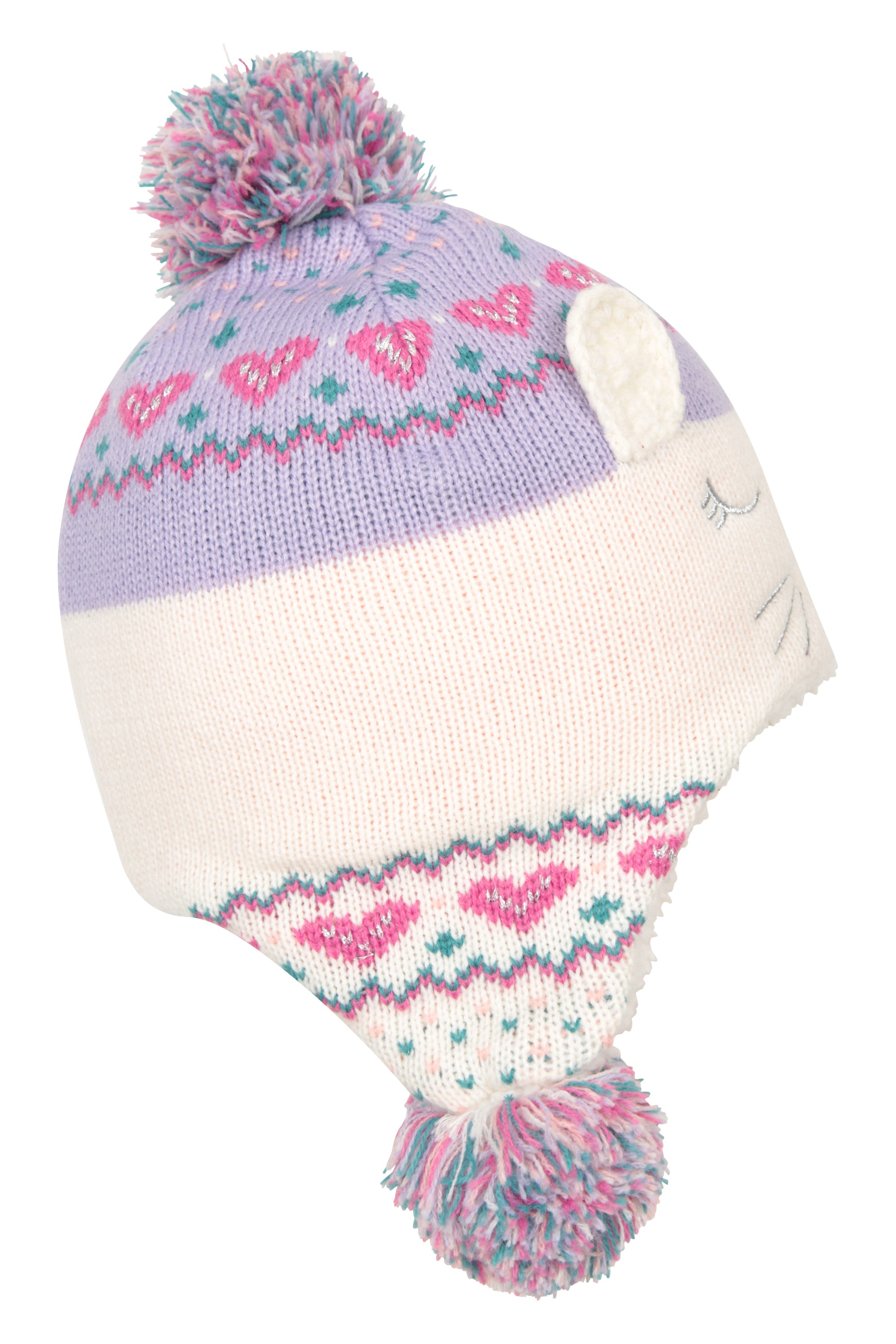 Mountain Warehouse GIRLS BRIGHT PINK BEANIE IMMACULATE CONDITION 